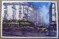 Original art for sale at UGallery.com | Cafe le Select by James Nyika | $900 | watercolor painting | 15' h x 22' w | thumbnail 2