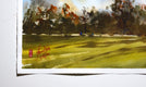 Original art for sale at UGallery.com | Fairwood Park Sunset by James Nyika | $600 | watercolor painting | 15' h x 22' w | thumbnail 2