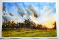 Original art for sale at UGallery.com | Fairwood Park Sunset by James Nyika | $600 | watercolor painting | 15' h x 22' w | thumbnail 3