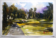 Original art for sale at UGallery.com | Hole 6 by James Nyika | $600 | watercolor painting | 15' h x 22' w | thumbnail 3