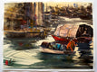 Original art for sale at UGallery.com | Hong Kong - The Transporter by James Nyika | $700 | watercolor painting | 18' h x 24' w | thumbnail 3