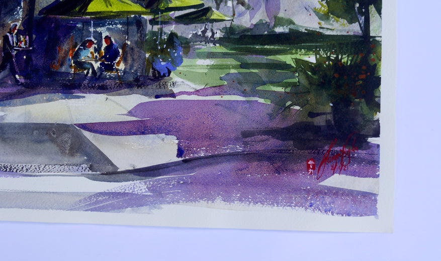 Julii by James Nyika |  Side View of Artwork 