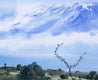 Original art for sale at UGallery.com | Kilimanjaro by James Nyika | $600 | watercolor painting | 15' h x 22' w | thumbnail 4