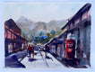 Original art for sale at UGallery.com | Main Street by James Nyika | $700 | watercolor painting | 18' h x 24' w | thumbnail 3
