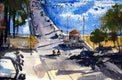 Original art for sale at UGallery.com | Manhattan Beach, California by James Nyika | $600 | watercolor painting | 16' h x 20' w | thumbnail 4