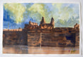 Original art for sale at UGallery.com | Moat Guardian by James Nyika | $700 | watercolor painting | 15' h x 22' w | thumbnail 3