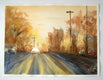 Original art for sale at UGallery.com | Moment of Dawn by James Nyika | $700 | watercolor painting | 18' h x 24' w | thumbnail 3