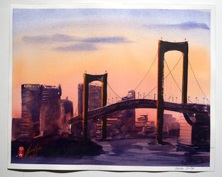 Odaiba Bridge by James Nyika |  Context View of Artwork 