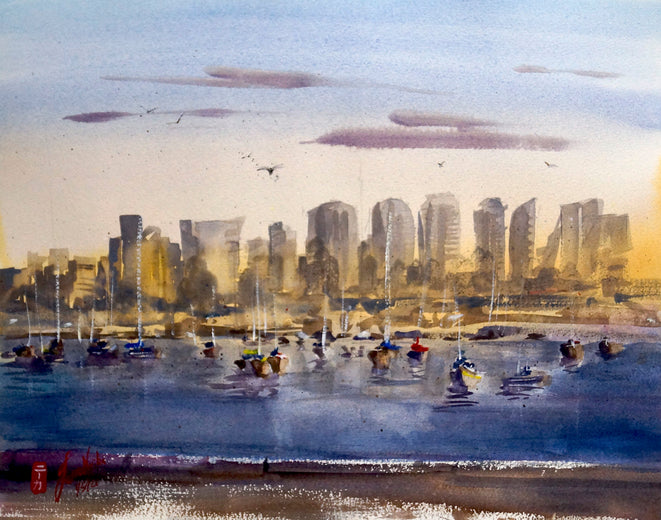 San Diego Bay by James Nyika |  Artwork Main Image 