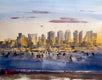 Original art for sale at UGallery.com | San Diego Bay by James Nyika | $600 | watercolor painting | 16' h x 20' w | thumbnail 1