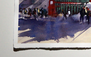 Original art for sale at UGallery.com | Sensoji Lantern I by James Nyika | $600 | watercolor painting | 15' h x 22' w | photo 2