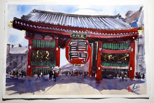 Sensoji Lantern I by James Nyika |  Context View of Artwork 