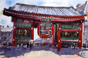 Sensoji Lantern I by James Nyika |  Artwork Main Image 
