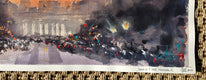 Original art for sale at UGallery.com | Sunset on F Street by James Nyika | $525 | watercolor painting | 12' h x 16' w | thumbnail 2