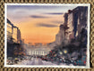 Original art for sale at UGallery.com | Sunset on F Street by James Nyika | $525 | watercolor painting | 12' h x 16' w | thumbnail 3
