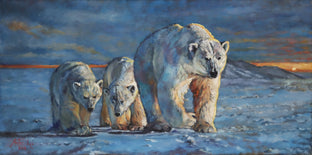 Original art for sale at UGallery.com | Dawning by Jan Fontecchio Perley | $1,025 | oil painting | 15' h x 30' w | photo 1