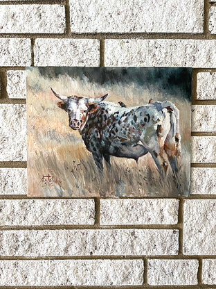 Original art for sale at UGallery.com | Summer Pastures by Jan Fontecchio Perley | $675 | oil painting | 11' h x 14' w | photo 3