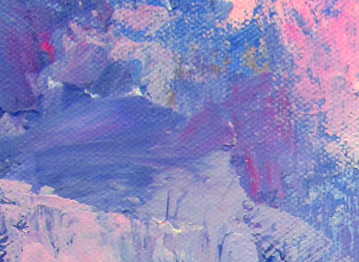 Beach at Sunset by Janet Dyer |   Closeup View of Artwork 