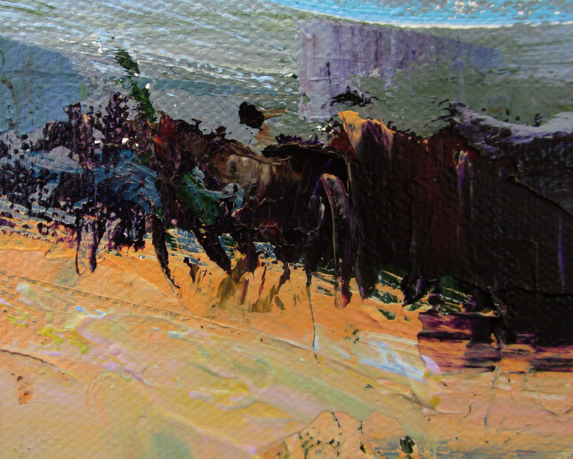 Chaparral by Janet Dyer |  Closeup View of Artwork 