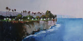 Original art for sale at UGallery.com | Cliff Houses by Janet Dyer | $1,125 | acrylic painting | 15' h x 30' w | thumbnail 1