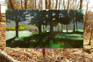 Dark Trees by Janet Dyer |  Context View of Artwork 