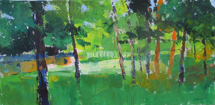 Original art for sale at UGallery.com | Daycamp by Janet Dyer | $525 | acrylic painting | 10' h x 20' w | photo 1