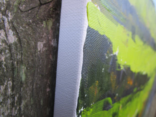 Original art for sale at UGallery.com | Farm, Cornwall by Janet Dyer | $700 | acrylic painting | 12' h x 24' w | photo 2
