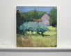 Original art for sale at UGallery.com | House with Olive Trees by Janet Dyer | $1,000 | acrylic painting | 20' h x 20' w | thumbnail 3