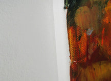 Original art for sale at UGallery.com | Houses and Birches, Mahwah by Janet Dyer | $950 | acrylic painting | 20' h x 20' w | thumbnail 2