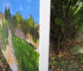 Original art for sale at UGallery.com | La Longère, Seguret by Janet Dyer | $475 | acrylic painting | 12' h x 16' w | thumbnail 2