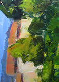 Original art for sale at UGallery.com | La Longère, Seguret by Janet Dyer | $475 | acrylic painting | 12' h x 16' w | thumbnail 4