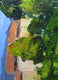 Original art for sale at UGallery.com | La Longère, Seguret by Janet Dyer | $475 | acrylic painting | 12' h x 16' w | thumbnail 4