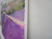 Original art for sale at UGallery.com | Lavender Farm, Provence by Janet Dyer | $1,125 | acrylic painting | 20' h x 24' w | thumbnail 2