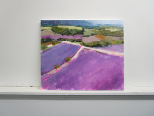 Lavender Farm, Provence by Janet Dyer |  Context View of Artwork 