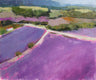 Original art for sale at UGallery.com | Lavender Farm, Provence by Janet Dyer | $1,125 | acrylic painting | 20' h x 24' w | thumbnail 1