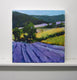 Original art for sale at UGallery.com | Lavender Field by Mountains, Provence by Janet Dyer | $800 | acrylic painting | 18' h x 18' w | thumbnail 4