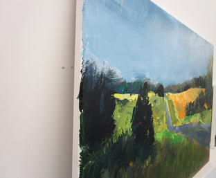 Lift in the Road by Janet Dyer |  Side View of Artwork 