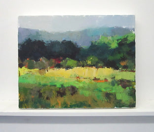 Meadow and Mountains by Janet Dyer |  Context View of Artwork 