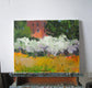 Original art for sale at UGallery.com | Olive Trees by Building by Janet Dyer | $750 | acrylic painting | 16' h x 20' w | thumbnail 3