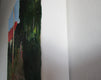 Original art for sale at UGallery.com | Path with Pole, Seguret, France by Janet Dyer | $325 | acrylic painting | 10' h x 10' w | thumbnail 2