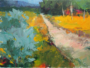 Path with Yellow Grass by Janet Dyer |  Artwork Main Image 