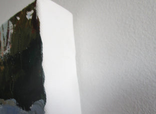Original art for sale at UGallery.com | Snow on Crescent Ave. by Janet Dyer | $175 | acrylic painting | 4' h x 12' w | photo 2