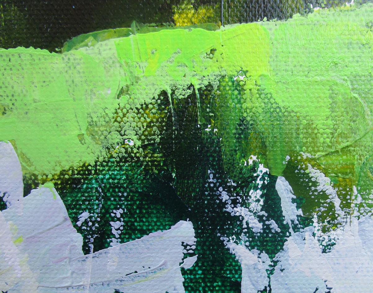 Spring, Bonnieux by Janet Dyer |  Closeup View of Artwork 