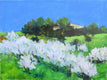 Original art for sale at UGallery.com | Spring, Bonnieux by Janet Dyer | $975 | acrylic painting | 18' h x 24' w | thumbnail 1