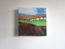 Original art for sale at UGallery.com | Spring Near Bonnieux, Provence by Janet Dyer | $325 | acrylic painting | 10' h x 10' w | thumbnail 3