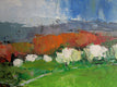 Original art for sale at UGallery.com | Spring Near Bonnieux, Provence by Janet Dyer | $325 | acrylic painting | 10' h x 10' w | thumbnail 4