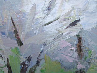 Spring on the Hillside by Janet Dyer |   Closeup View of Artwork 