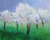 Original art for sale at UGallery.com | Spring on the Hillside by Janet Dyer | $1,125 | acrylic painting | 20' h x 24' w | thumbnail 1