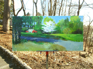 Spring, Suburbs by Janet Dyer |  Context View of Artwork 