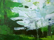 Original art for sale at UGallery.com | Spring, Suburbs by Janet Dyer | $700 | acrylic painting | 12' h x 24' w | thumbnail 4